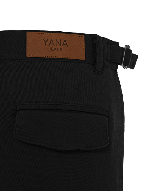 Black Cotton Cargo Pants, 6 Black Cotton Cargo Pants, 6