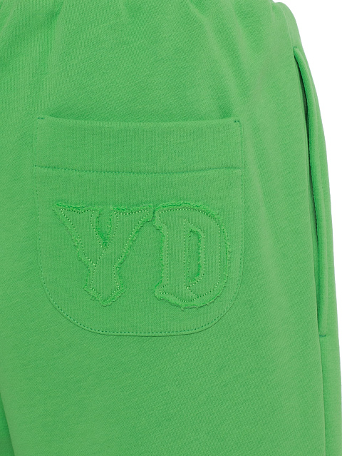 Green cotton tracksuit with stars, 6