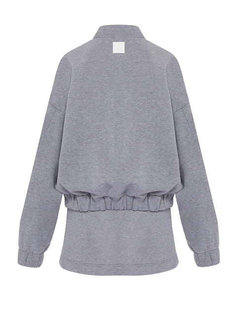 Grey Jersey Skirt & Bomber Jacket Set, 3 Grey Jersey Skirt & Bomber Jacket Set, 3