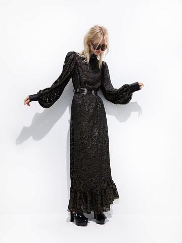 Chiffon maxi dress, 2