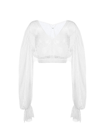 White Corded Lace Shirt, 1