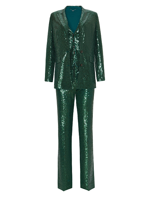 Green Sequined Three-Piece Suit, 1