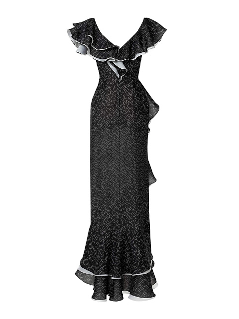 Chiffon maxi dress, 2