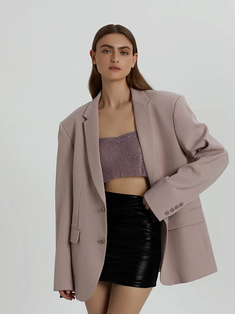 Pink oversized blazer, 6 Pink oversized blazer, 6