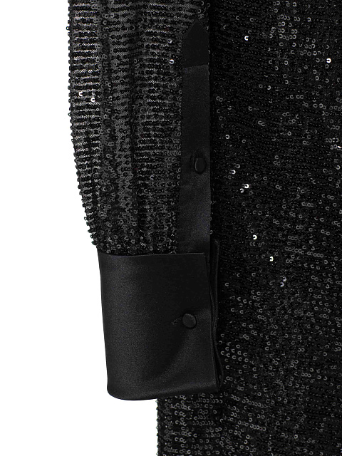 Black sequin maxi dress, 7 Black sequin maxi dress, 7