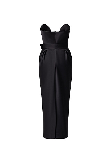 Black midi dress, 2