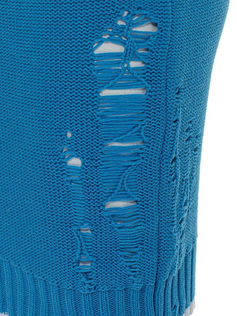 Bright Blue Jersey Sweater & Midi Skirt Set, 5 Bright Blue Jersey Sweater & Midi Skirt Set, 5