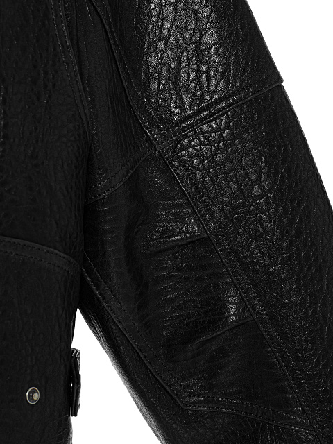 Cropped leather biker jacket, 5