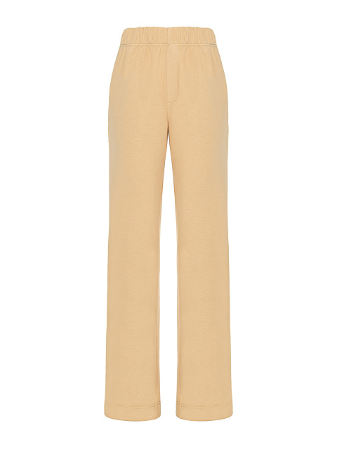 Yellow "Yana" Embroidered Jersey Suit, 3