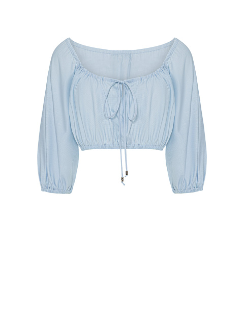 Light‑blue cotton top, 1 Light‑blue cotton top, 1