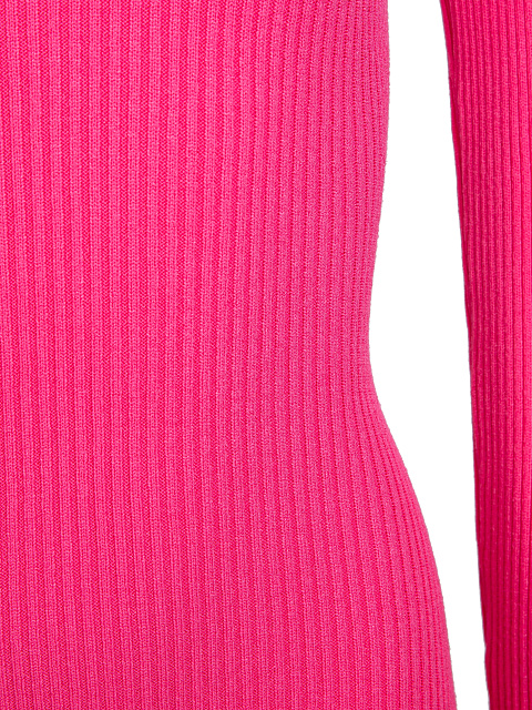 Pink Rib Knit Mini Dress, 4 Pink Rib Knit Mini Dress, 4