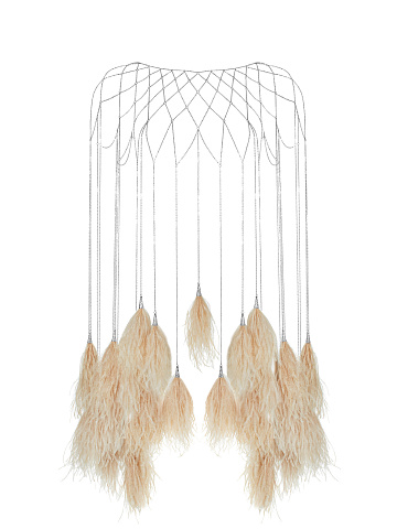 Silver Chains & Feathers Cape, 1
