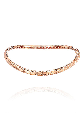 "Dragon" necklace in rose gold, 1