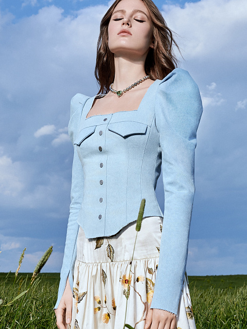 White Gold, Pearls & Tourmalines Necklace, 7