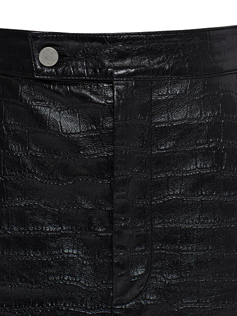 Black leather skirt, 3