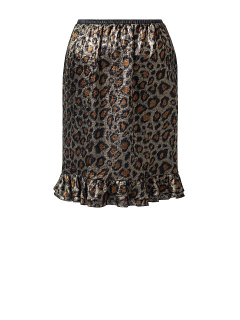 Leopard-print midi skirt, 2