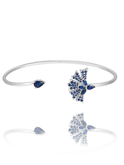 White gold bracelet with sapphires, 1
