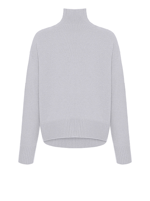 Lilac Royal Cashmere Turtleneck Sweater, 1