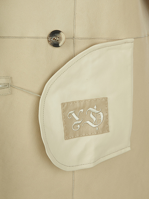Beige Shearling Coat, 4 Beige Shearling Coat, 4