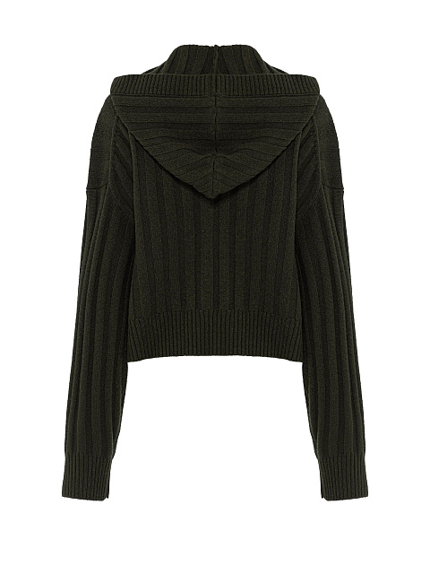 Khaki hooded jumper, 5