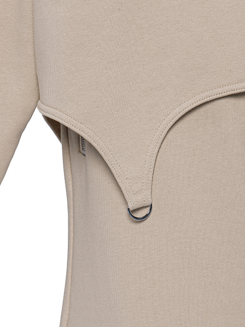 Taupe Jersey Cargo Pants Suit, 5 Taupe Jersey Cargo Pants Suit, 5