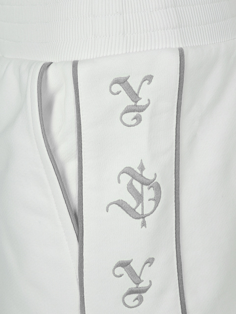 White & Grey Embroidery Jersey Set, 5