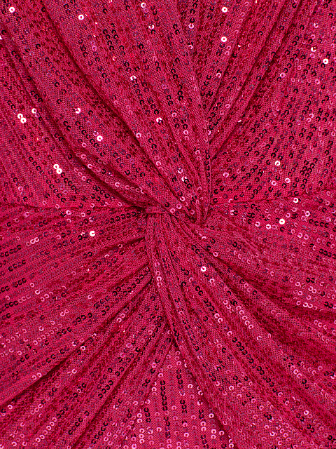 Hot Pink Sequin Draped Mini Dress, 3 Hot Pink Sequin Draped Mini Dress, 3