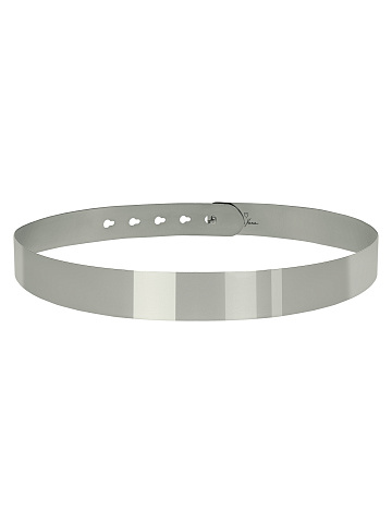 Silver Metal Wide Belt , 1