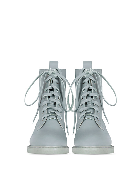 Light Blue Leather Boots, 2