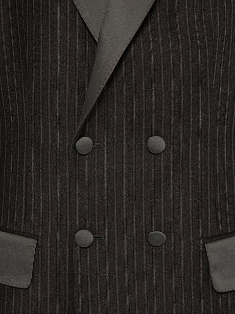 Grey striped blazer, 3