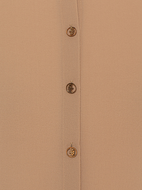 Beige Embroidered Chiffon Shirt, 3 Beige Embroidered Chiffon Shirt, 3