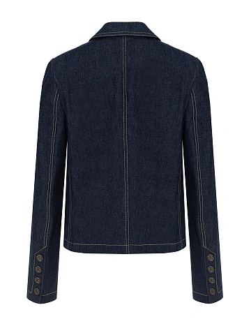 Blue denim jacket, 2