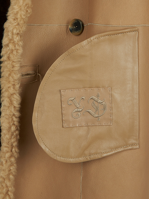 Brown Shearling Coat, 4 Brown Shearling Coat, 4