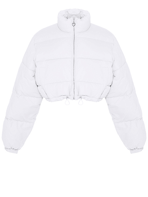 White cropped down jacket, 1 White cropped down jacket, 1