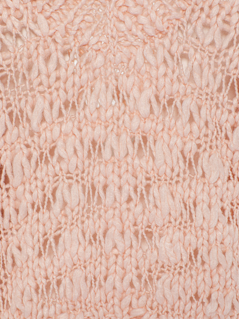 Pink Silk & Cashmere Cropped Sweater, 3 Pink Silk & Cashmere Cropped Sweater, 3