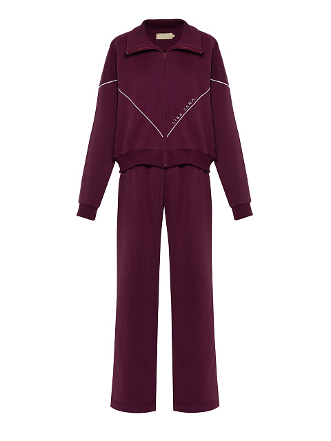 Burgundy fleece tracksuit, 1 Burgundy fleece tracksuit, 1
