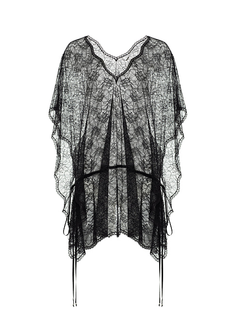 Black lace kimono, 3