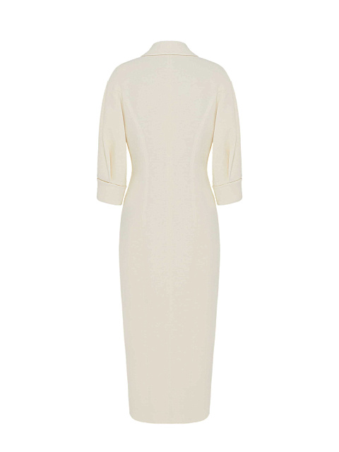 Milky tweed midi dress, 2