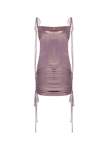 Metallic Pink Jersey Transformer Dress, 2