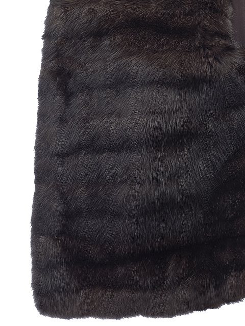 Grey Sable Fur Leather Jacket, 5