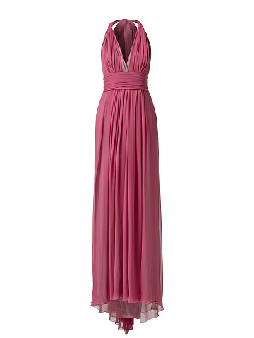 Pink maxi dress, 1
