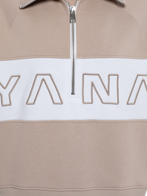 Beige & White Embroidered Tracksuit, 6 Beige & White Embroidered Tracksuit, 6