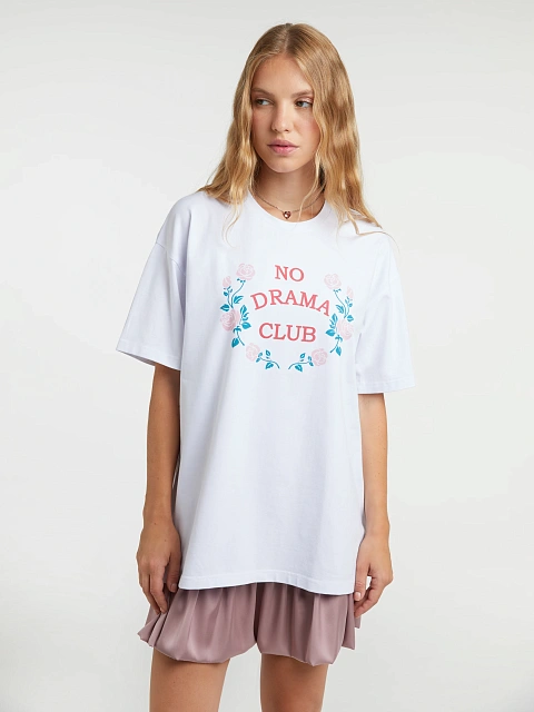 White cotton T-shirt, 5 White cotton T-shirt, 5