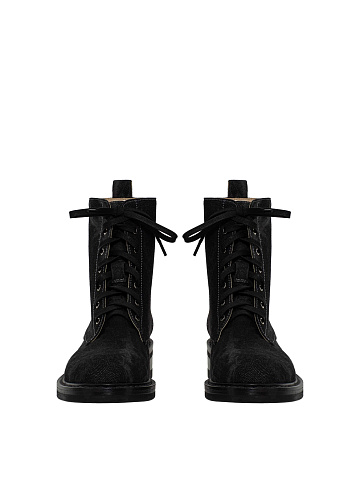 Dark grey denim boots, 2