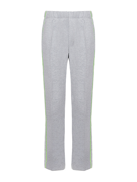 Grey & Neon Green Cross Embroidered Jersey Suit, 3 Grey & Neon Green Cross Embroidered Jersey Suit, 3
