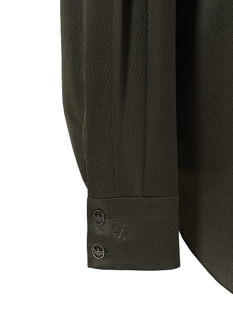 Dark Green Silk Shirt, 4 Dark Green Silk Shirt, 4