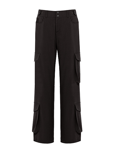 Brown Cargo Pants Suit, 4 Brown Cargo Pants Suit, 4