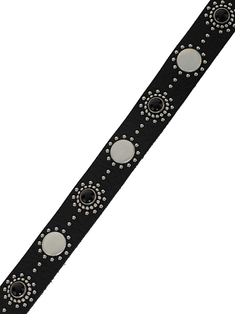 Black leather belt, 3 Black leather belt, 3