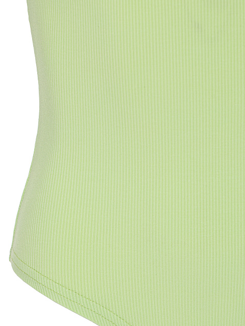 Light Green Ribbed Tank Bodysuit, 3 Light Green Ribbed Tank Bodysuit, 3