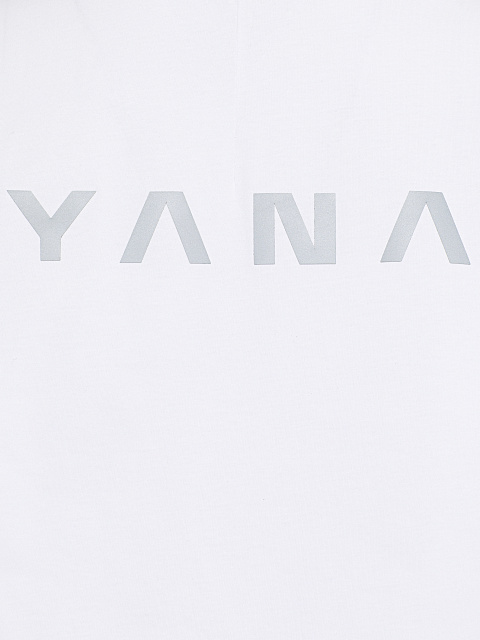 Men's White Back Print Cotton T-shirt, 3